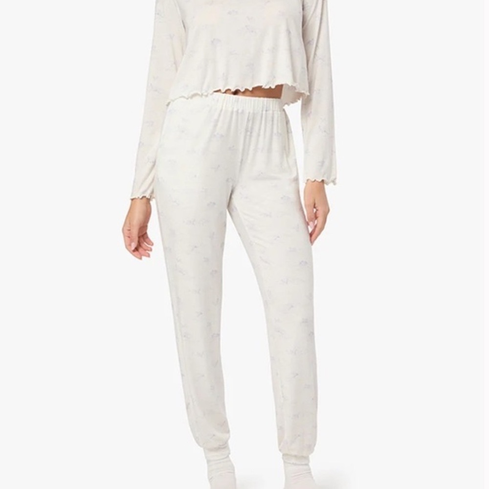 NWT WeWoreWhat Low Rise Joggers In Swan Lake, Size Large